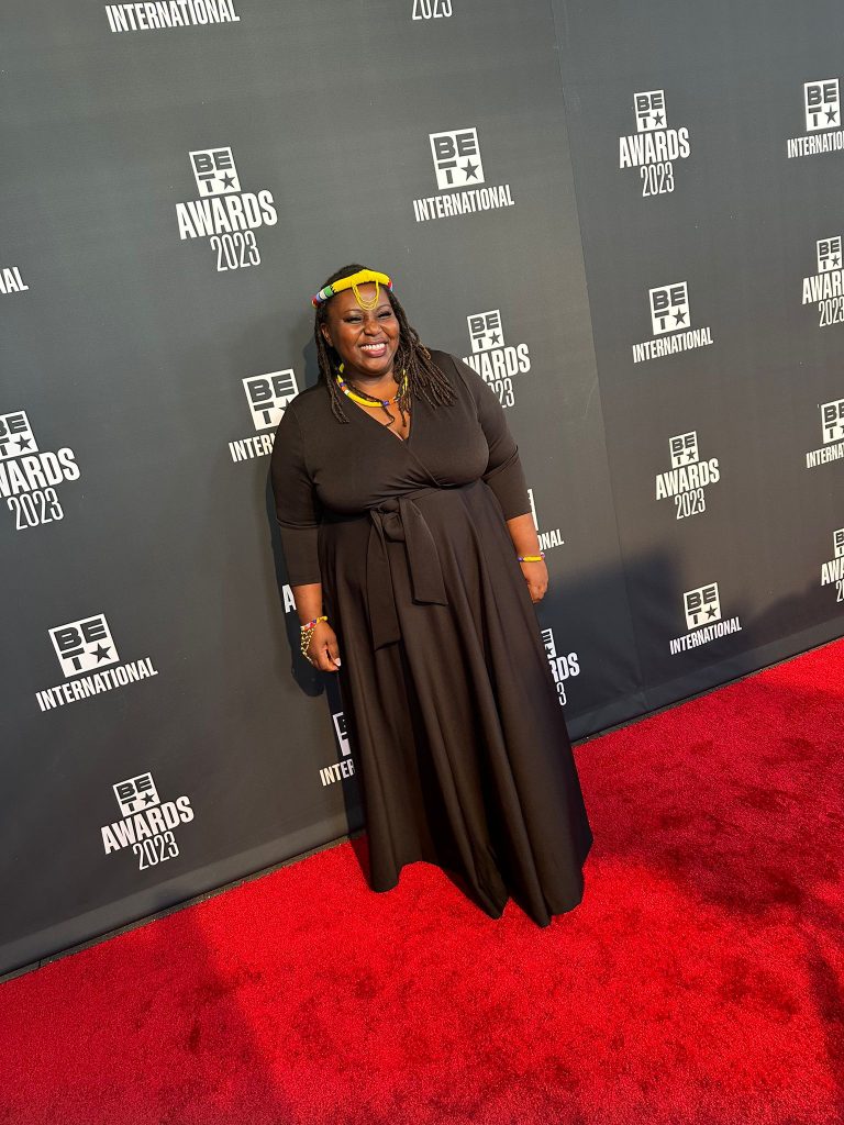 Moud Goba at the opening night of the BET Awards