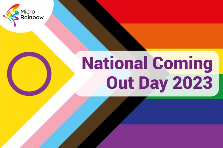 National Coming Out Day 2023 Micro Rainbow